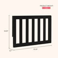 thumbnail image 3 of Dream On Me Convertible Crib Toddler Guard Rail in Black, Converts Cribs to Toddler Beds, 3 of 6