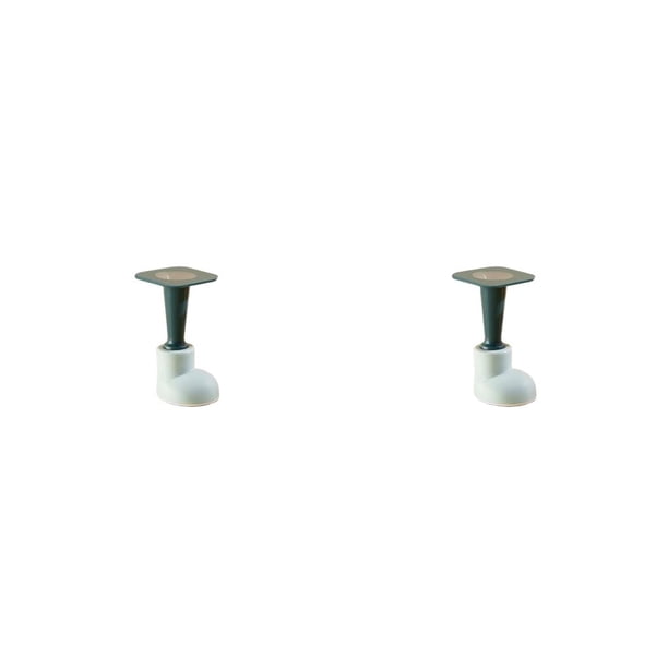 Scienceny Tapón de puerta para sala de estar, Protector de pared interior, autoadhesivo, sin perforaciones, Tope de puerta extraíble, plástico, Type2 NO2 Scienceny CBP316724