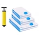 thumbnail image 1 of Vacuum Storage Bags 6 Pieces Vacuum Storage Covers Travel Vacuum Bag Clothes Vacuum Cleaner for Clothes, Quilts, Bedding, Pillows, 1 of 5