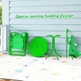thumbnail image 4 of ANHXN Kids Picnic Table with Umbrella, Outdoor Table &  Folding Chairs, Cute Pattern Children’s Patio Furniture, Portable Kids Table and Chair Set for Backyard, Garden, Beach, 4 of 8