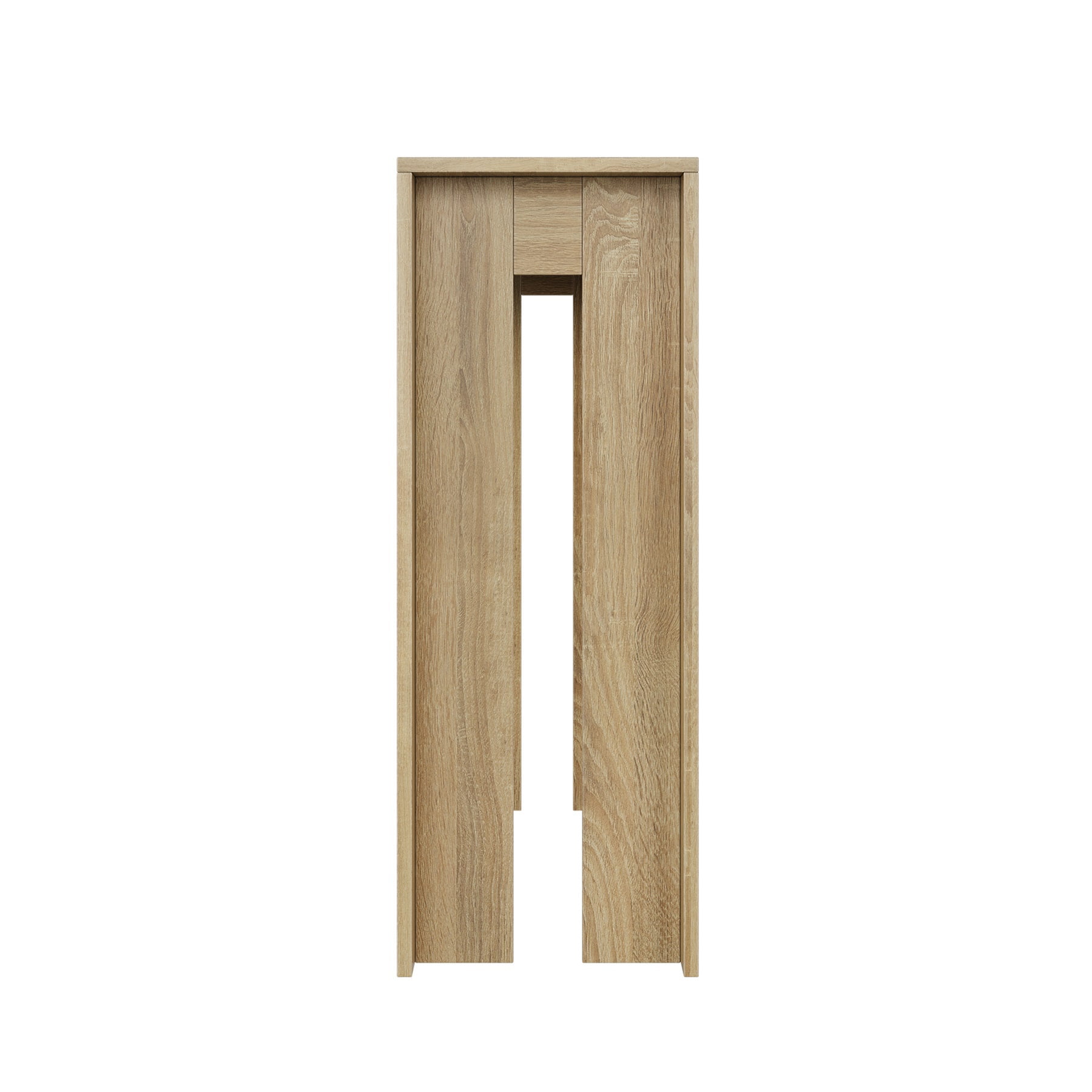 Hommoo 62.99" Extra-long Entryway Table, Farmhouse Sofa Table, Console Table, Hallway Table, Oak