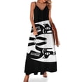 thumbnail image 2 of Coast Salish Wolf Sleeveless Dress dress for women summer Women long dress, 2 of 6