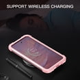 thumbnail image 7 of Casetego for Samsung Galaxy S24 5G Case,Glitter Shockproof Three-Layer Heavy Duty Hybrid Sturdy High Impact Protective Cover Girls Women,Shiny Rose Gold, 7 of 7