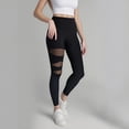 thumbnail image 2 of Afdoent Womens Leggings Summer Thin Fitness Pants Plus Mesh Tight Leggings For Women Running Exercise, 2 of 5