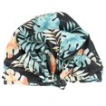thumbnail image 1 of Gorro de ducha impermeable para mujer con ajuste elástico, tejido Oxford transpirable y cuidado del cabello durante la noche., 1 of 5