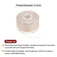 thumbnail image 5 of Uxcell Prewound Bobbin Thread with Storage Case for Embroidery and Sewing Machine, Dark Beige 25 Pack, 5 of 6