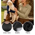 thumbnail image 3 of Anygrew Lightweight Sweaters For Women Soft Knitted Pullover Blouse S-2XL, 3 of 5