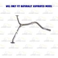 thumbnail image 4 of Northeastern Exhaust Resonator & Y-Pipe Kit Fits 2008-2011 Subaru Impreza 2.5L - Direct Fit | Stainless Steel | Includes Gaskets, Clamps & Bolt Kit, 4 of 7