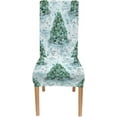 thumbnail image 4 of Christmas Chair Covers Dining Room Chair Covers Set of 6,Tree with Decoration Dining Chair Covers Set of 6,Removable Washable Parson Chair Covers for Dining Room,Living Room,Kitchen, 4 of 5