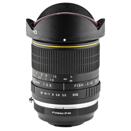 Opteka 6.5mm f/3.5 HD Aspherical Fisheye Lens with Removable Hood for Fuji X-Pro1, X-T1, X-E2, X-E1, X-M1, X-A2, and X-A1 FX Digital Mirrorless