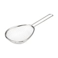 thumbnail image 1 of Colador de malla de acero inoxidable, colador de alimentos, forma ovalada práctica, de malla gruesa para fideos, aceite, vegetales, alimentos, 1 of 8