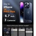 thumbnail image 2 of Funda de teléfono Temdan Magnetic compatible con iPhone 14 Pro Max, 2 of 7