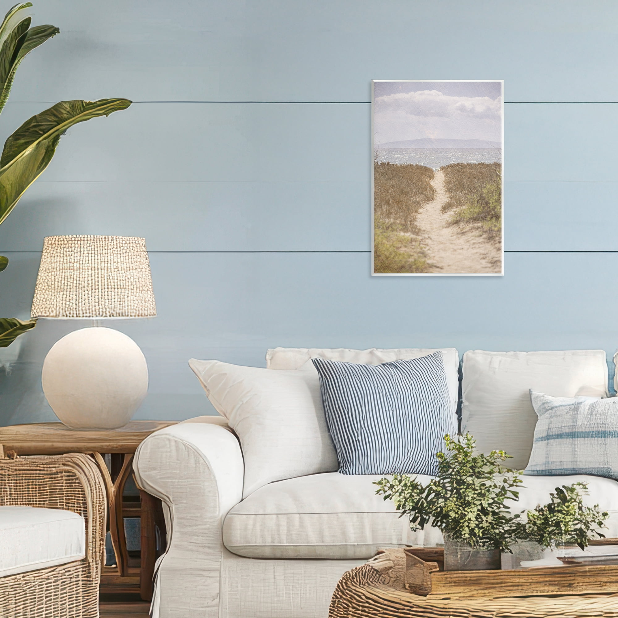 Stupell Industries Path to Misty Ocean Wall Plaque Art, design by Aaron Matheson