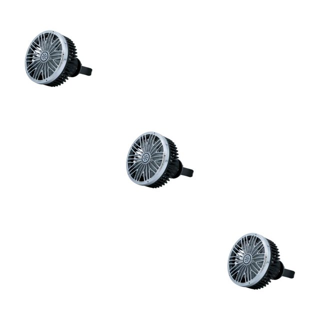 Kenally Ventilador USB para coche, viento grande, tres velocidades, Clip en 360 grados, enfriador de ventilación de aire giratorio, 5V, 1A, Type1 NO1