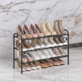 thumbnail image 5 of Narrow Shoe Rack, Sturdy 8 Tier Metal Tall Shoe Rack Shelf, Slim Shoe Storage Organizer for Closet Entryway Small Spaces, Vertical Shoe Stand Tower, 5 of 5