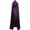 Purple, variant on Fewfanhot Reversible Satin Hooded Cape Cloak, Long Halloween Themed Parties Wrap for Age under 18 Gifts