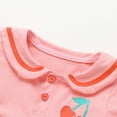 thumbnail image 5 of Curuila Child Toddler Girls School Dress Short Sleeve Fruit Print Crew Neck Summer Comfortable Dresses Size 2-3 Years, 5 of 7