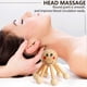 thumbnail image 2 of Home Office 6 Points Tension Relief Wood Head Scalp Massage Equipment, 2 of 5