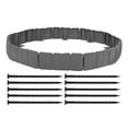 thumbnail image 5 of FESTFENDS Yard Edge Border Plastic Garden Borders Grey 10Set For Lawns, 5 of 8
