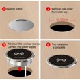 thumbnail image 3 of Built in Desktop Device Fast Wireless Charger 15W Quick Charger 3.0 Embedded Type C Charger 15W, 3 of 5