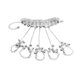 thumbnail image 3 of Vintage Boho Mujeres Esclavo Cadena Mano Arnés Anillos De, 3 of 5
