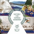 thumbnail image 6 of 4th of July Outdoor Rug for Patio/Deck/Porch, Non-Slip Large Area Rug 3 x 5 Ft, Independence Day American Patriotic Stars Blue Indoor Outdoor Rugs Washable Area Rugs, Camping Rug Carpet Runner, 6 of 8