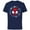 Navy, variant on Marvel Spidey and His Amazing Friends Christmas Wreath - Short Sleeve Cotton T-Shirt for Adults - Customized-Black