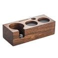 thumbnail image 5 of Coffee Tamper Station Rack Wooden Manual Portafilter Holder Espresso Tamper Stand for Barista Bar Kitchen Restaurant Supplies B 58mm, 5 of 8
