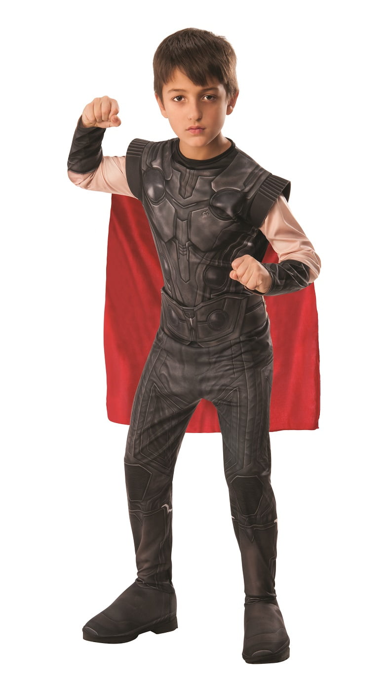 Thor Boys Costume Kids Marvel DC comics Justice League Fancy Dress Outfit
