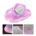 thumbnail image 4 of Sombrero de Vaquero con Luces LED Xihbxyly Rojo para Fiestas Navideñas, 4 of 6