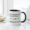 thumbnail image 4 of CafePress - ABA Therapists Are Special People, Just Like Kids - 11 oz Ceramic Mug - Novelty Coffee Tea Cup, 4 of 4