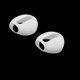 thumbnail image 3 of 1 par de almohadillas antideslizantes de silicona suave para auriculares blanco Sunnimix Consejos para auriculares, 3 of 8