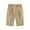 AU21_Khaki, variant on Girls Bermuda Shorts Knee Length Cute Clothes Drawstring Long Shorts Adjustable Waist Straight Leg with Pockets 3-12 Years Yellow 130