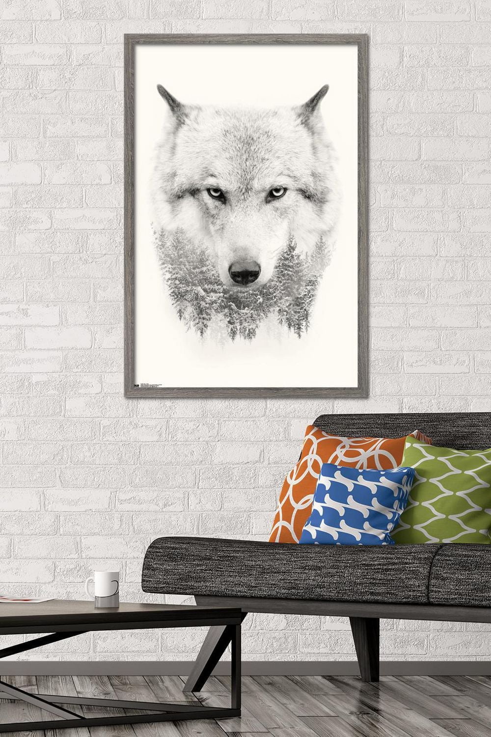 Wolf - Trees Wall Poster, 22.375" x 34"