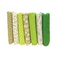thumbnail image 7 of SPRING PARK 7Pcs 25cmx25cm DIY Fabric Quilt Floral Cotton Cloth Pre-Cut Craft Bags Patchwork Sewing, 7 of 7