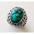 thumbnail image 5 of Tibetan Turquoise Ring, Silver Jewelry, 925 Silver Ring, Father's Day, AAA Natural Turquoise, December Birthstone Ring, Heavy Mens Ring, Spiritual Healing Gemstone, Christmas, Signet Mens Ring, 5 of 6