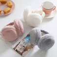 thumbnail image 5 of Visland Women Men Ear Muffs, Fashion Casual Solid Color Soft Cozy Plush Winter Ear Warm Rotating Adjustable Ear Cover for Outdoor Cold Weather Daily Wear, 5 of 7