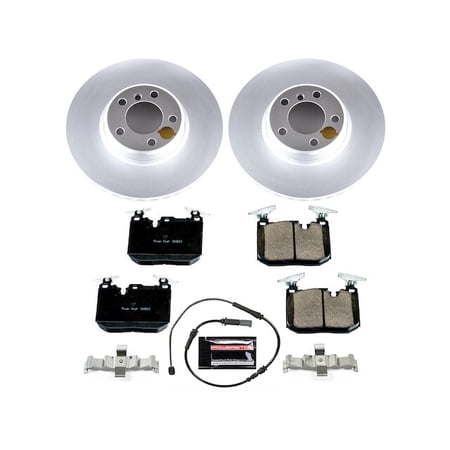 Front Brake Pad and Rotor Kit - Compatible with 2013 - 2015 BMW 335i xDrive F30 2014