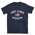 thumbnail image 1 of Fort Lewis Washington Patriot Men's Cotton T-Shirt, 1 of 1