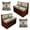 Dog Paw Boho Mandala Flower, variant on SCRAWLGOD 6 Piece RV Dinette Cushion Covers Soft Stretch Camper Seat Slipcover Replacement for RV Interior Decor, 2 Pillowcase, 2 Backrest, 2 Bench Covers, Dog Paw Boho Mandala Flower