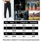 ASUDESIRE Mens Sweatpants Quick Drying Open Bottom Active Athletic Casual Pants Jogger Running Workout Gym Pants with Pockets