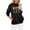 Black, variant on Tetras tops for Women Trendy,Fashion Women's Casual Long Sleeve Round Neck Ladies Sweatshirt,Pocket Tops Blouse