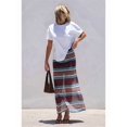 thumbnail image 4 of Women's Mesh Polka Dots Skirts Elastic Waist Semi See Through Skirt for Streetwear Black & White XL, 4 of 9