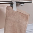 thumbnail image 4 of Superior 4 Piece Bath Towel Set, Rayon From Bamboo and Cotton, Solid Terry Towels, Sand, 4 of 5