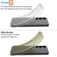 thumbnail image 6 of CoverON For Samsung Galaxy S24 Phone Case, Flexible Slim Lightweight TPU Minimal Cover, Clear, 6 of 7