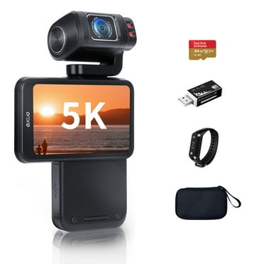 ORDRO M3 5K Video Camera Camcorder WiFi IR Night Vision Handheld Camera 3.5'' Flippable Screen