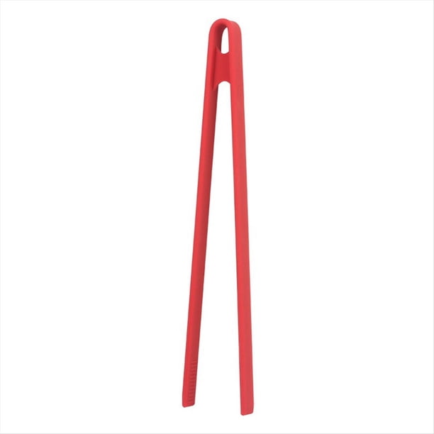 Pinzas para Pan y Comida, Antideslizantes, para Servir Barbacoa, Pinza para Ensalada, Manejar , Abrazadera para Carne, Utensilios de Cocina para el Hogar, Rojo