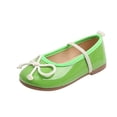 thumbnail image 2 of Zapatos de princesa de charol de piel poco profundos para niñas, zapatos pequeños de cuero con lazo de primavera y otoño, zapatos de suela blanda para niños de color caramelo, 2 of 6