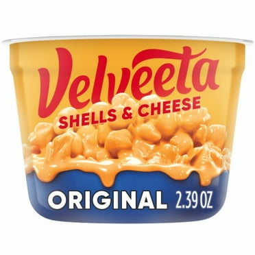 2X - Velveeta Shells and Cheese Macaroni and Cheese Cups Easy Microwavable Dinner