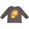 thumbnail image 3 of Inktastic Happy Lion Boys or Girls Long Sleeve Toddler T-Shirt, 3 of 5